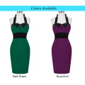 Grace Karin Backless Halter Hips-Wrapped Vintage Retro Bodycon Kleid Sexy CL008944-2